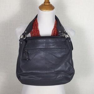 Vintage Great American Leather Works grey purse